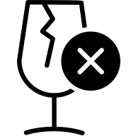 abstract illustration of GLASS-FREE ZONE FRIENDLY