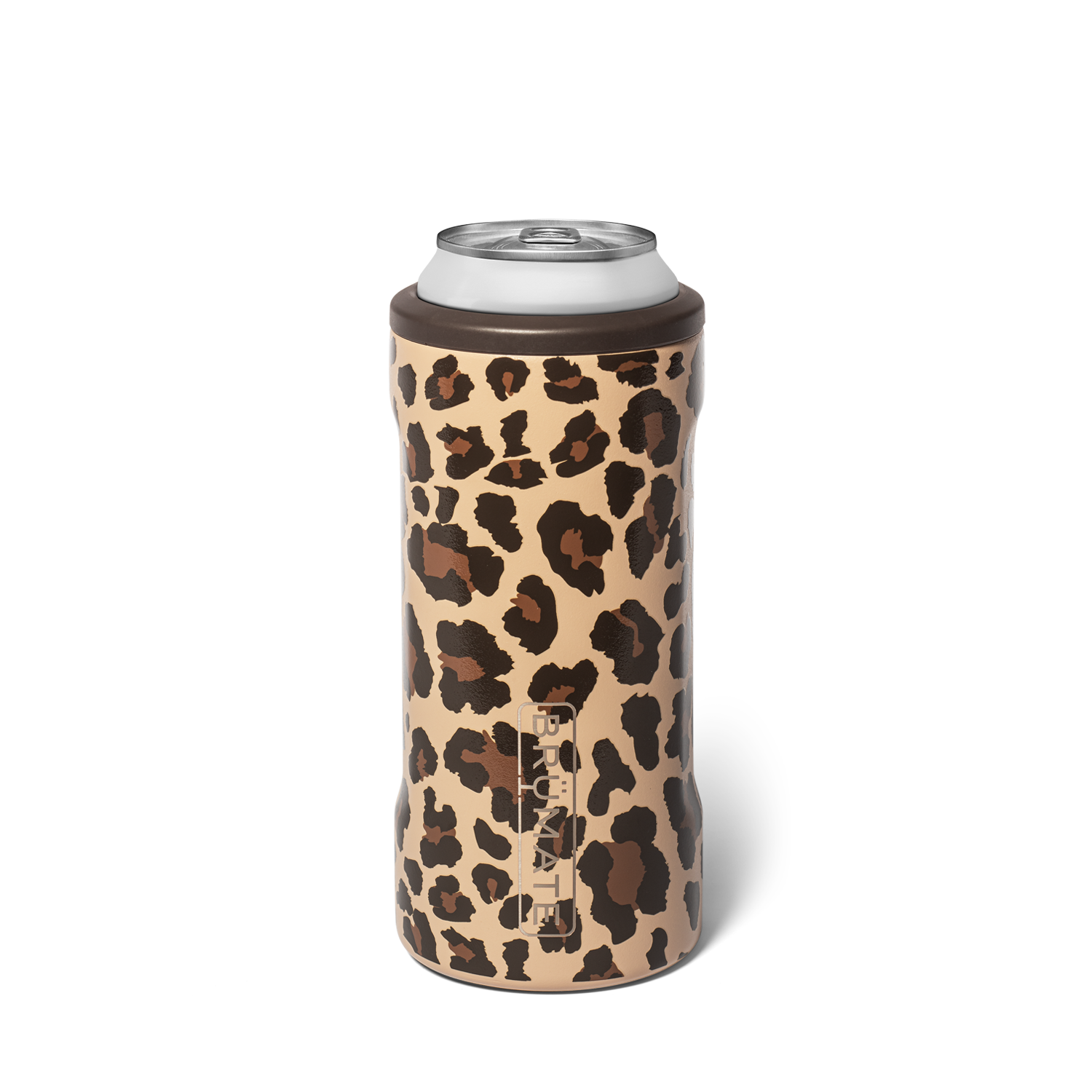 Hopsulator Slim | Leopard Latte | 12oz Slim Cans
