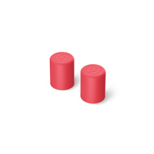 Magnetic Straw Cover | Coral | 2-Pack